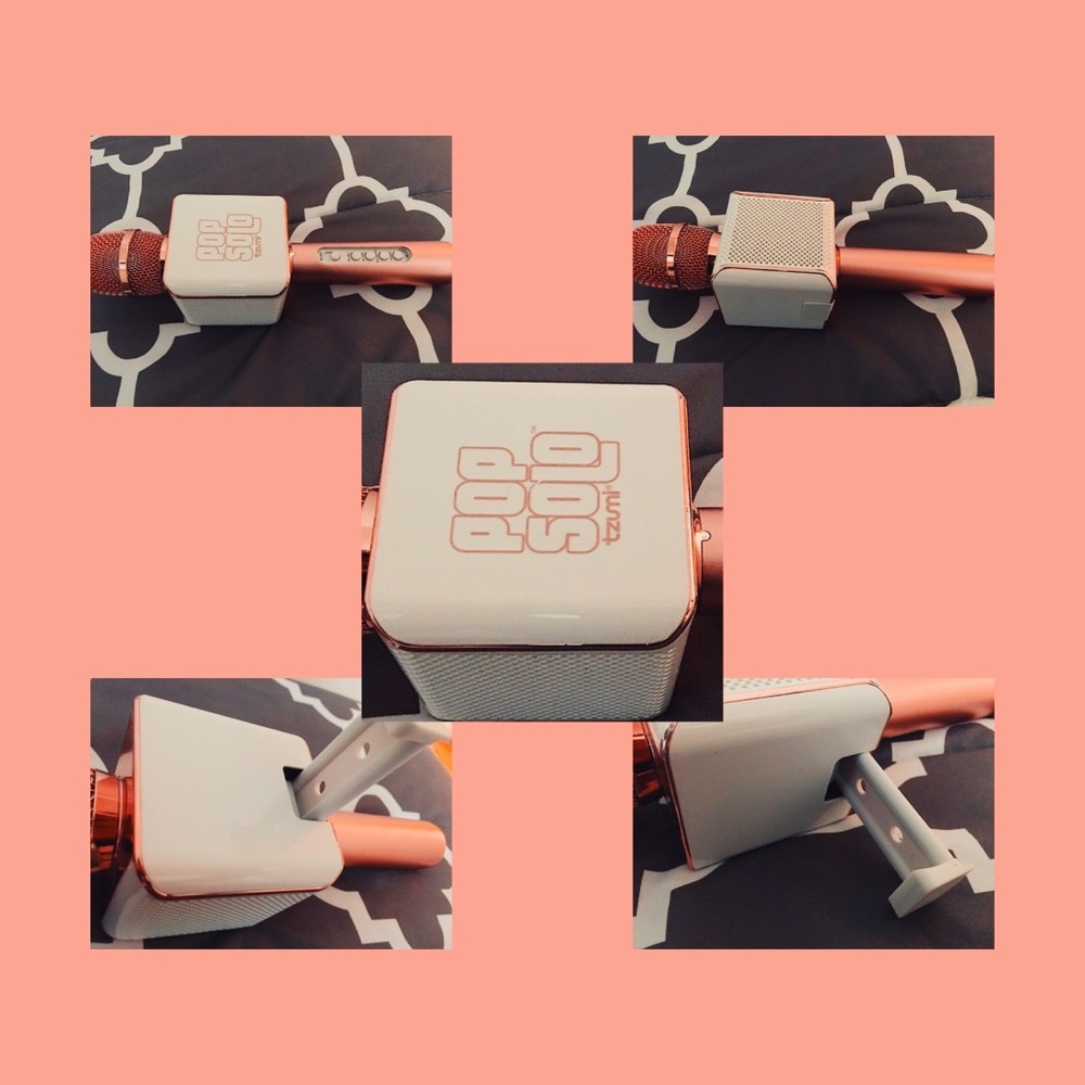 Rose Gold Pop solo Mircophone